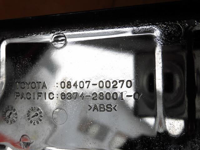 ポルテ CBA-NNP10 メッキナンバーフレーム 　品番08407-00270 管理番号Z0121_画像6