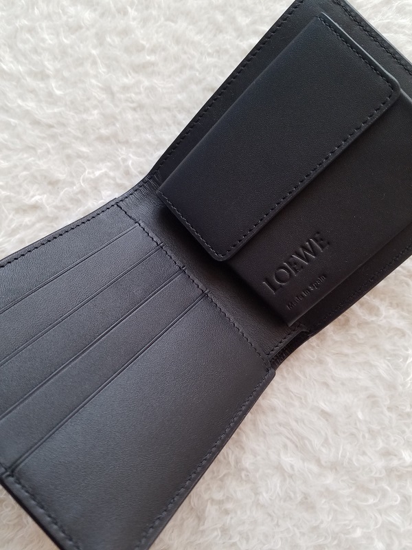 クーポン利用 LOEWE ロエベ リピート バイフォールド コインウォレット