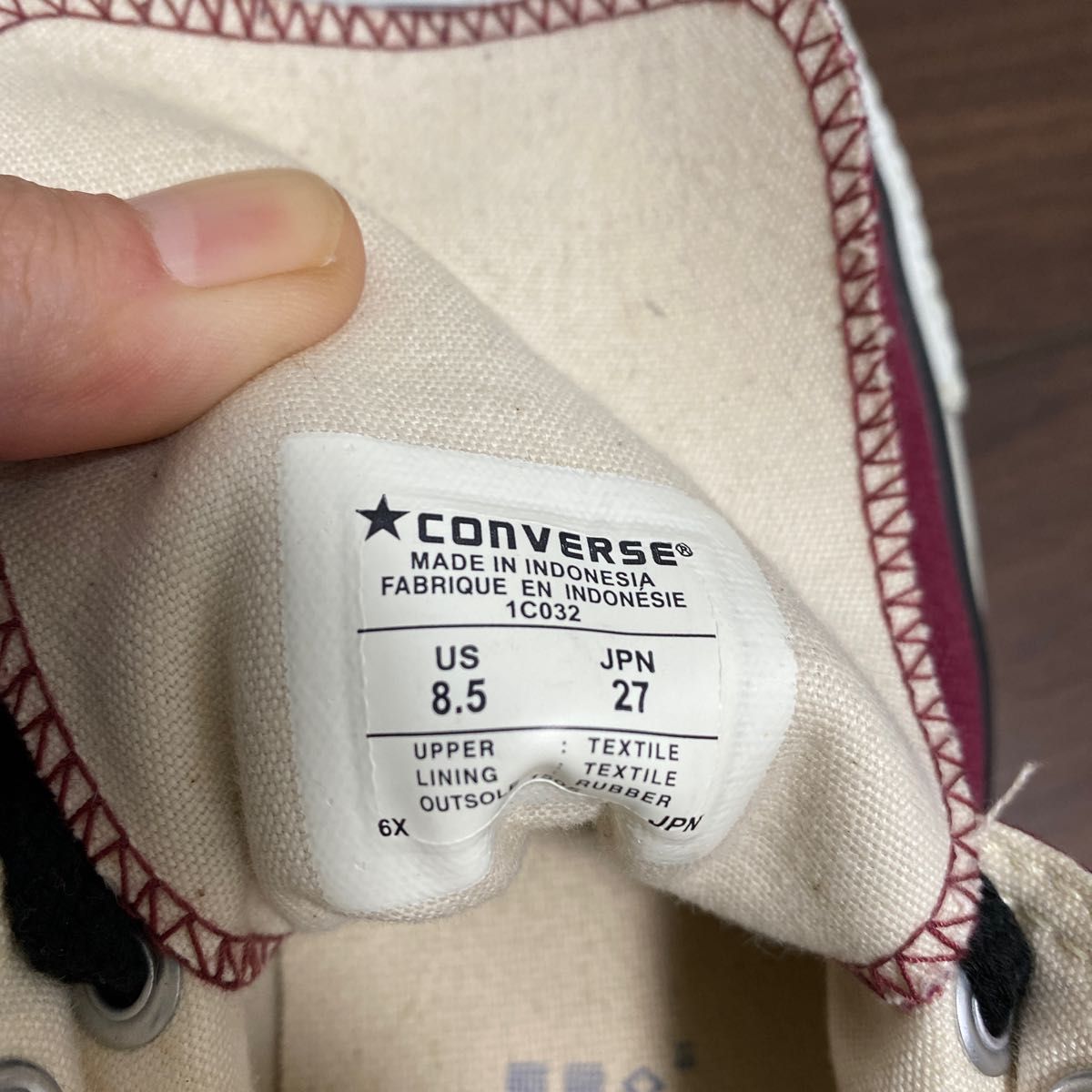 コンバースオールスター ハイカットスニーカー 紫 パープル US8.5 27cm CONVERSE ALLSTAR