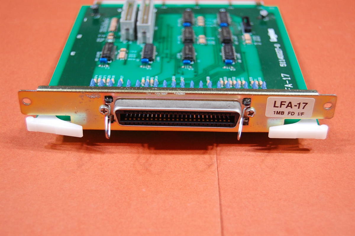 PC98 Cバス用 インターフェースボード Logitec LFA-17 ケーブル付き