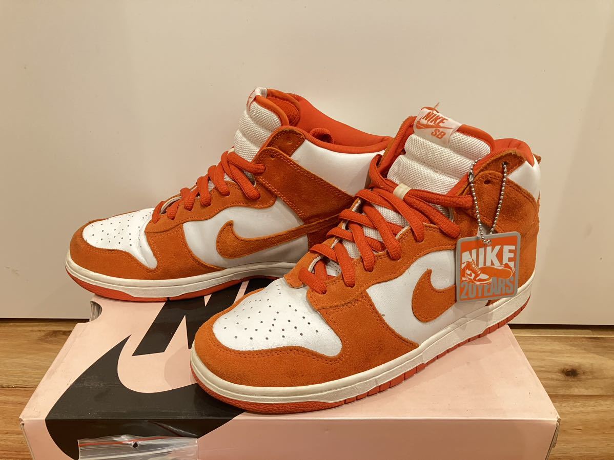 【希少品】 NIKE DUNK HI SB 20周年 SYRACUSE 大学カラー US11.5 29.5cm HIGH ダンク ナイキ シラキュース