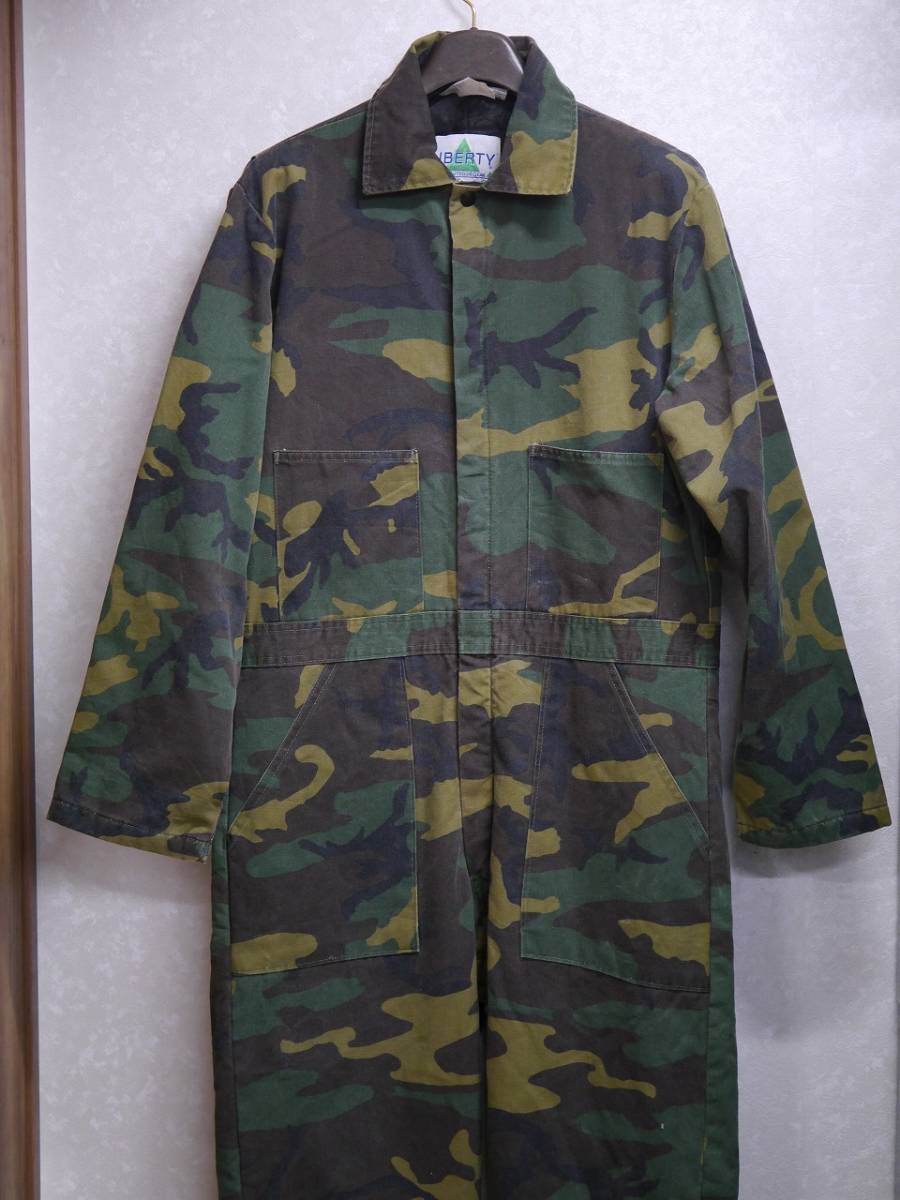 期間限定値下げ!! 輸入品 liberty rugged outdoor gear 迷彩つなぎ 長袖つなぎ カバーオール 迷彩 戦闘服 Lサイズ L 中綿 裏キルト 防寒_画像2