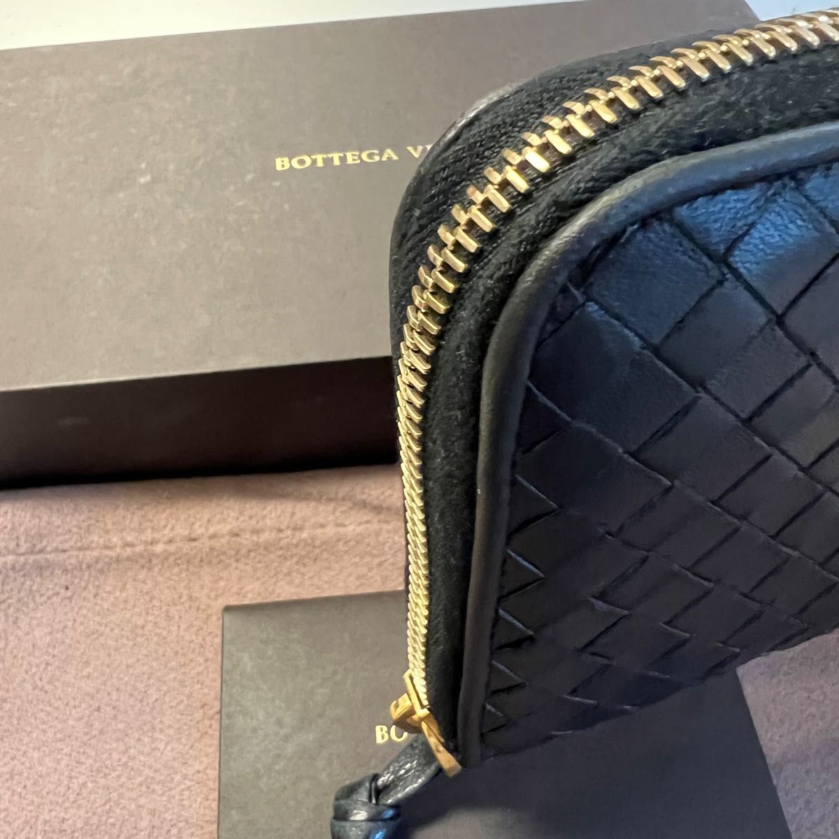 新品同様 ボッテガヴェネタ BOTTEGA VENETA 財布 長財布 イントレ