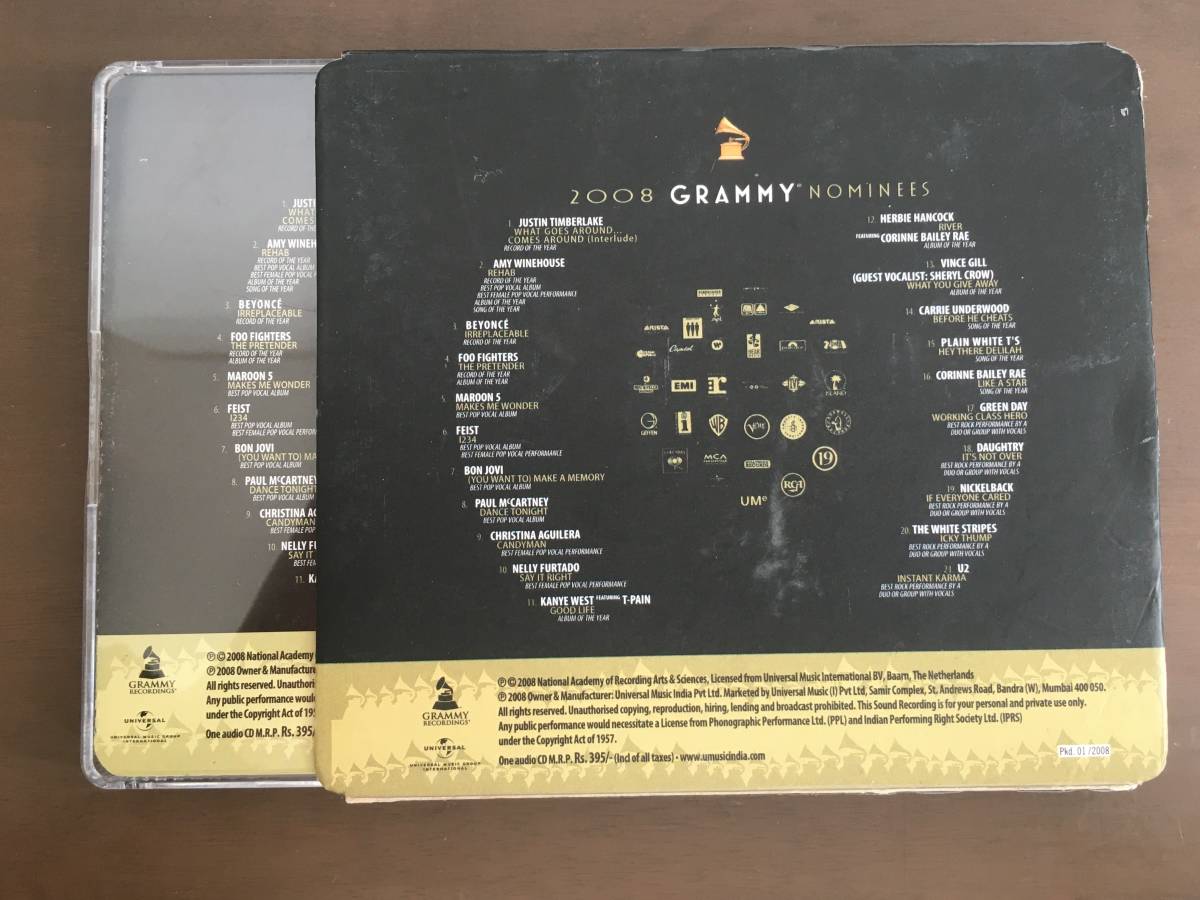 CD/2008 GRAMMY NOMINEES/【J22】 /中古_画像2