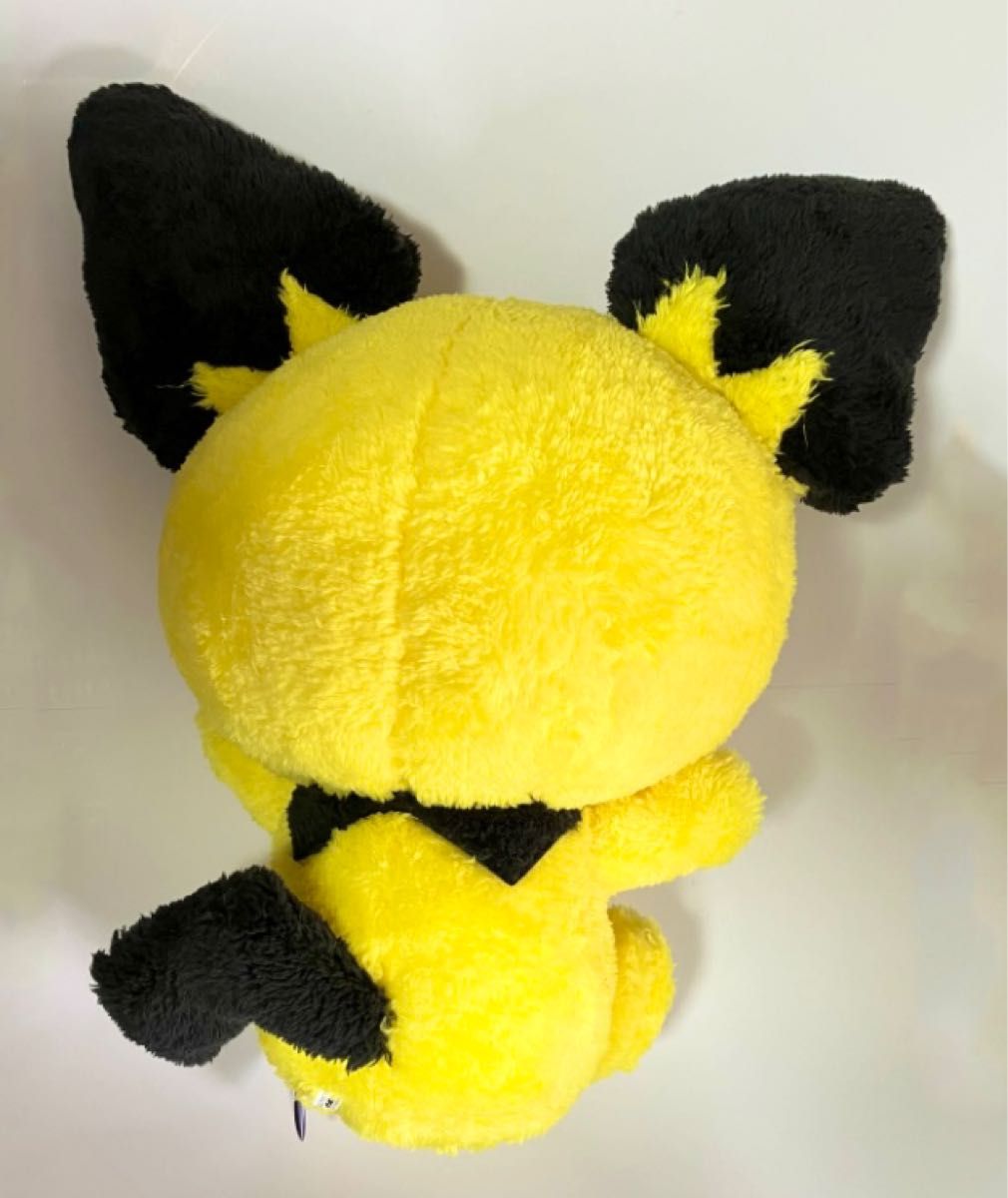 ポケットモンスター ほっこりいやされ めちゃでか ぬいぐるみ ピチュー ビッグぬいぐるみ 未使用 BANDAI