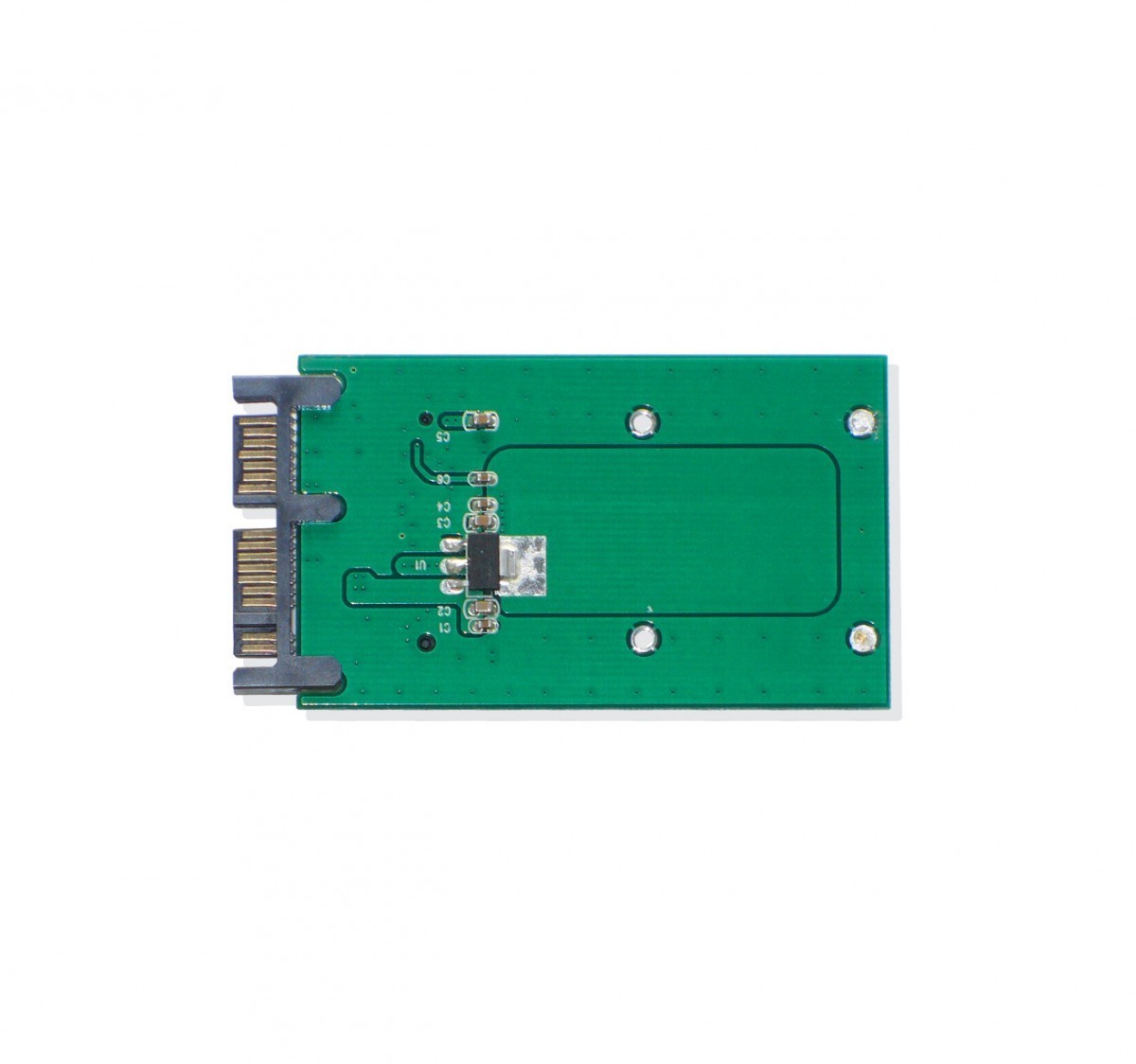 mSATA／ハーフサイズmSATA→MicroSATA変換アダプターの画像2