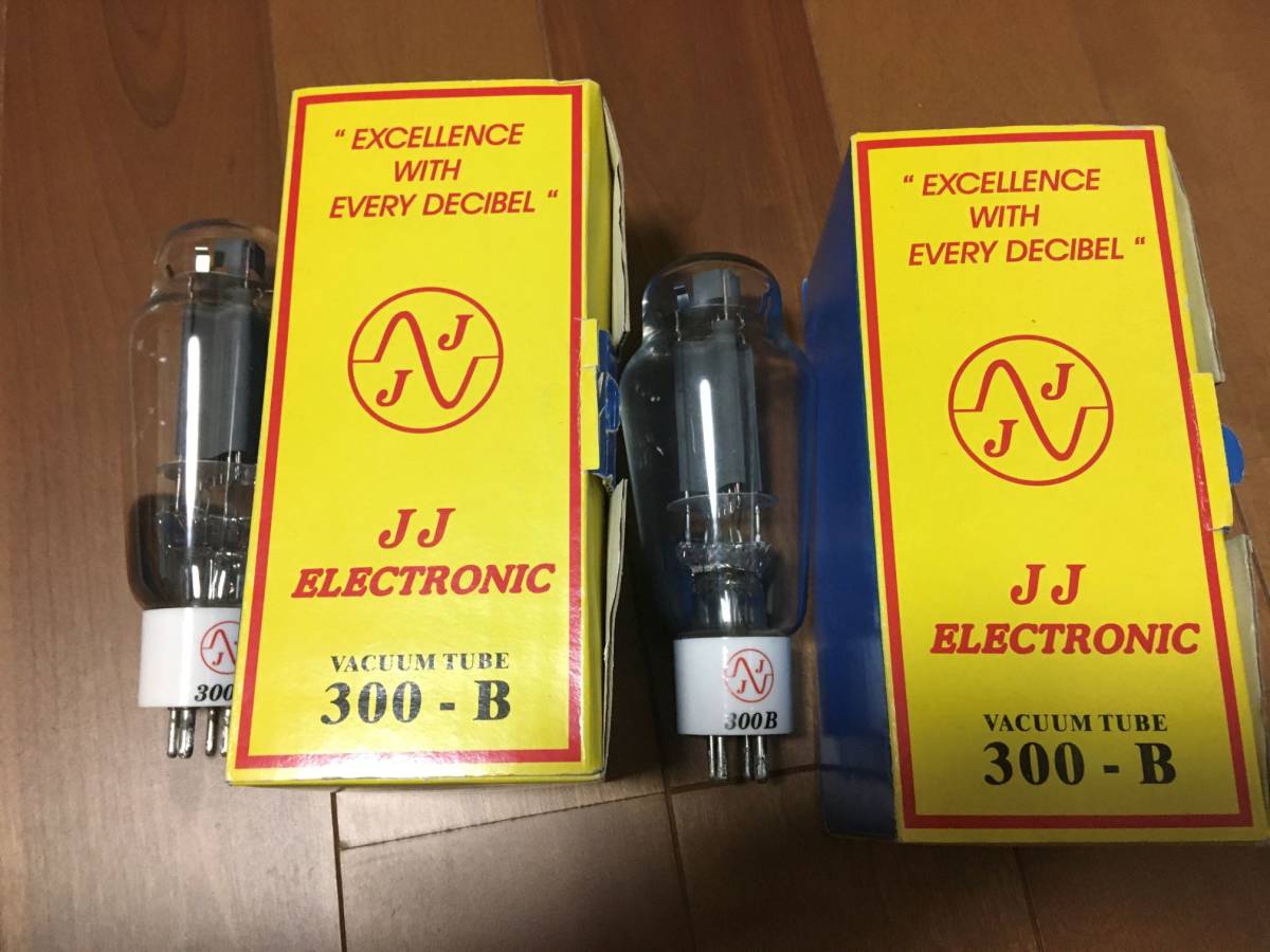 300B (JJ製 ペア) 真空管 - 未使用に近い-