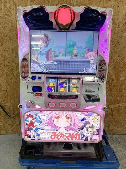 TME67164大 魔法少女まどかマギカ 2 スロット台 パチスロ実機 コイン