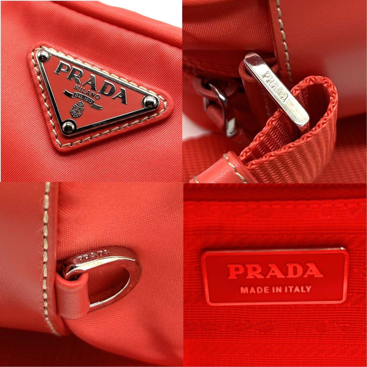 未使用品】 PRADA プラダ ナイロン ミニ ショルダーバッグ 未使用品】 PRADA プラダ ナイロン ミニ ショルダーバッグ