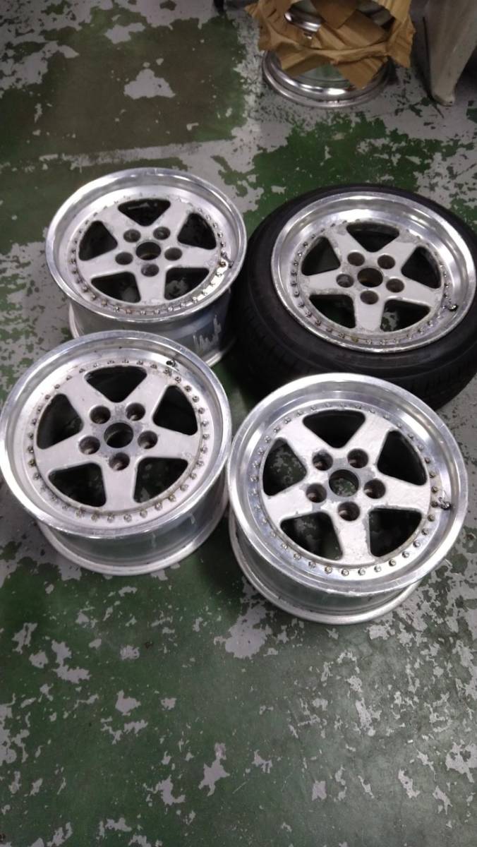 品 BRS ポイズン POISON 16インチ 9J ５穴 ４本セット 当時物