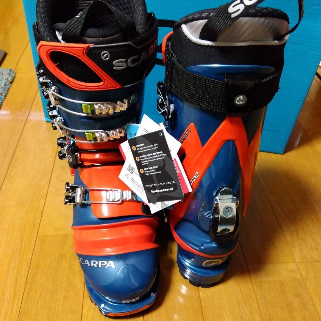 SCARPA TX PRO NTN TTS スカルパ テレマーク スキー ブーツ　LYONS BLUE RED ORANGE　25.5_画像6