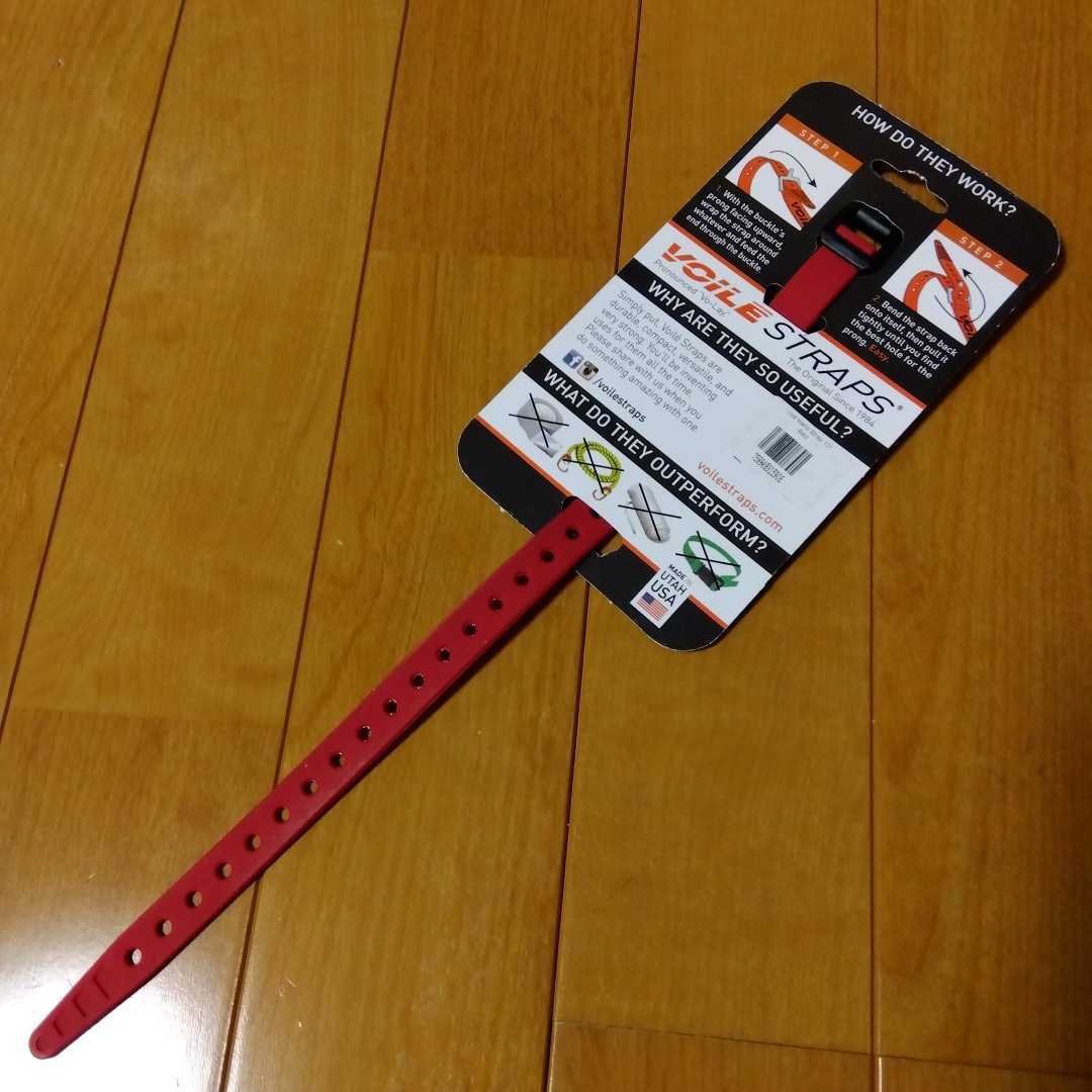 Voile NANO Strap ナノ ストラップ ナイロンバックル Red レッド 12インチ 30.5センチの画像3