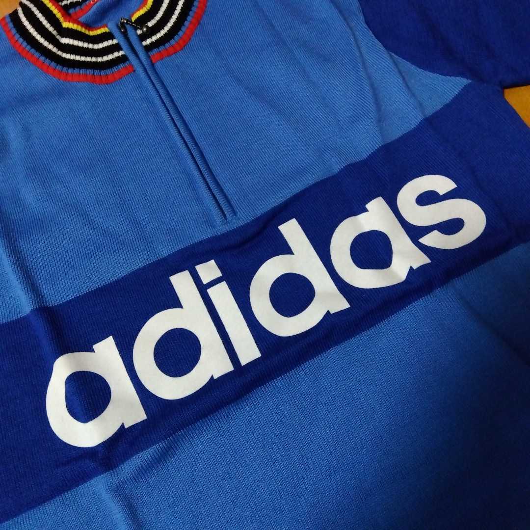 ◆ADIDAS　アディダス　Retro SS jersey ビンテージ レトロ ジャージ 青S_画像4