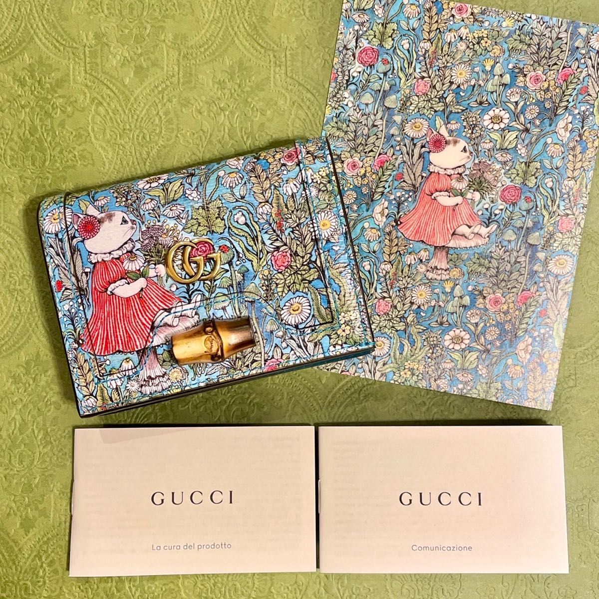 ヒグチユウコ GUCCI 二つ折り 財布 ウォレット こはる 折り財布 ヒグチユウコ GUCCI 二つ折り 財布 ウォレット こはる 折り財布