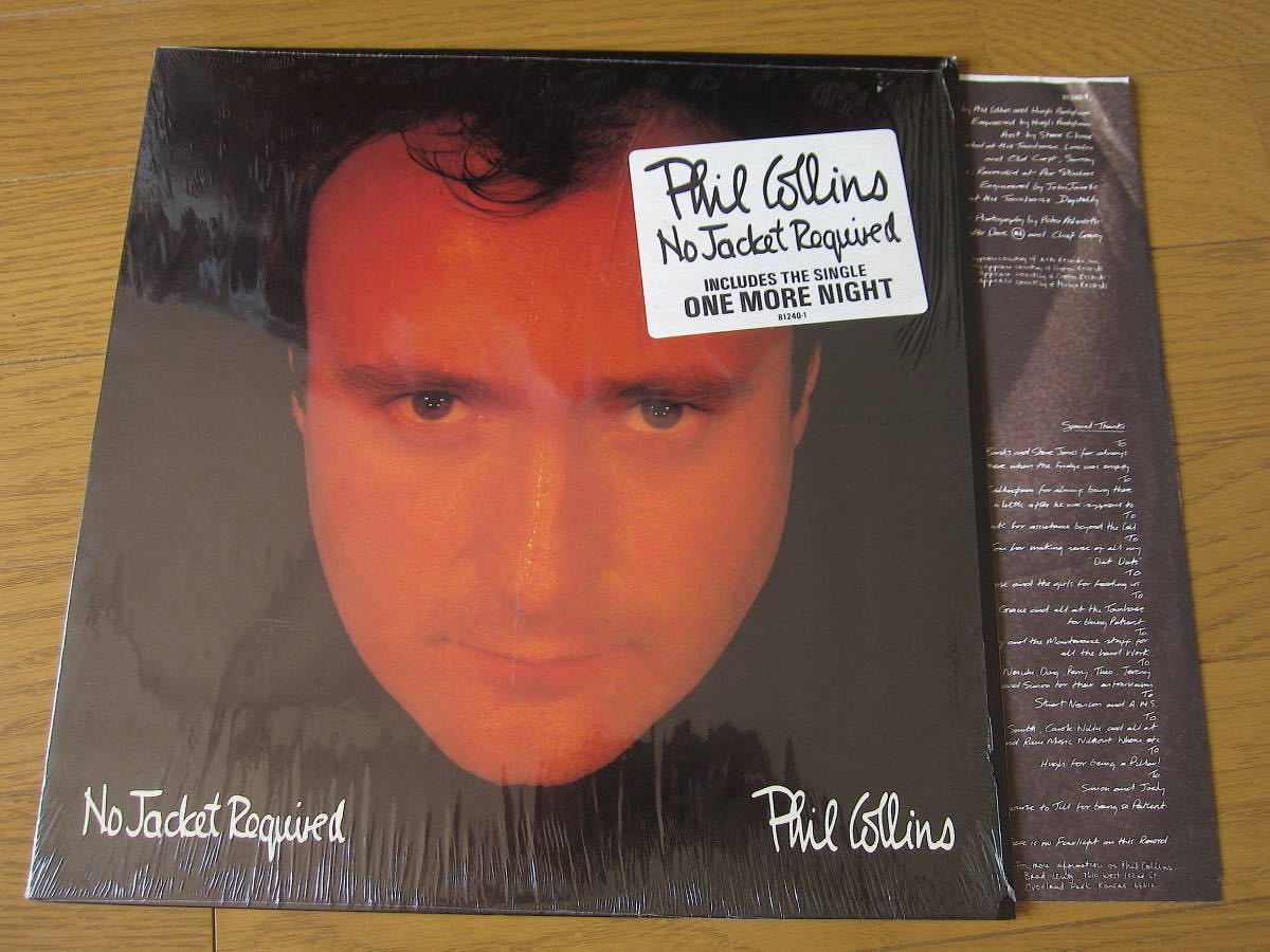□ PHIL COLLINS NO JACKET REQUIRED 米盤オリジナルシュリンク