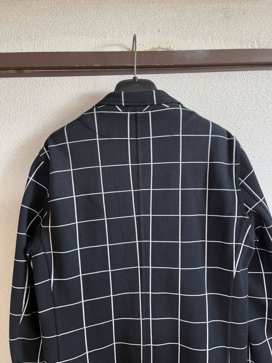 【良品】uniform experiment UE ユニフォームエクスペリメント SOPHNET ソフネット WINDOW PANE JACKET テーラードジャケット ブレザー 黒_画像6