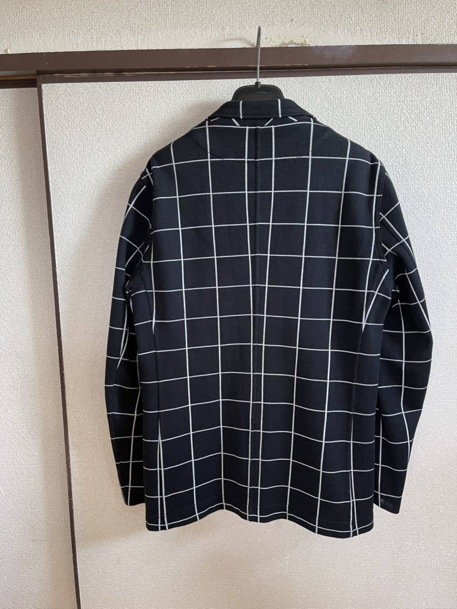 【良品】uniform experiment UE ユニフォームエクスペリメント SOPHNET ソフネット WINDOW PANE JACKET テーラードジャケット ブレザー 黒_画像2