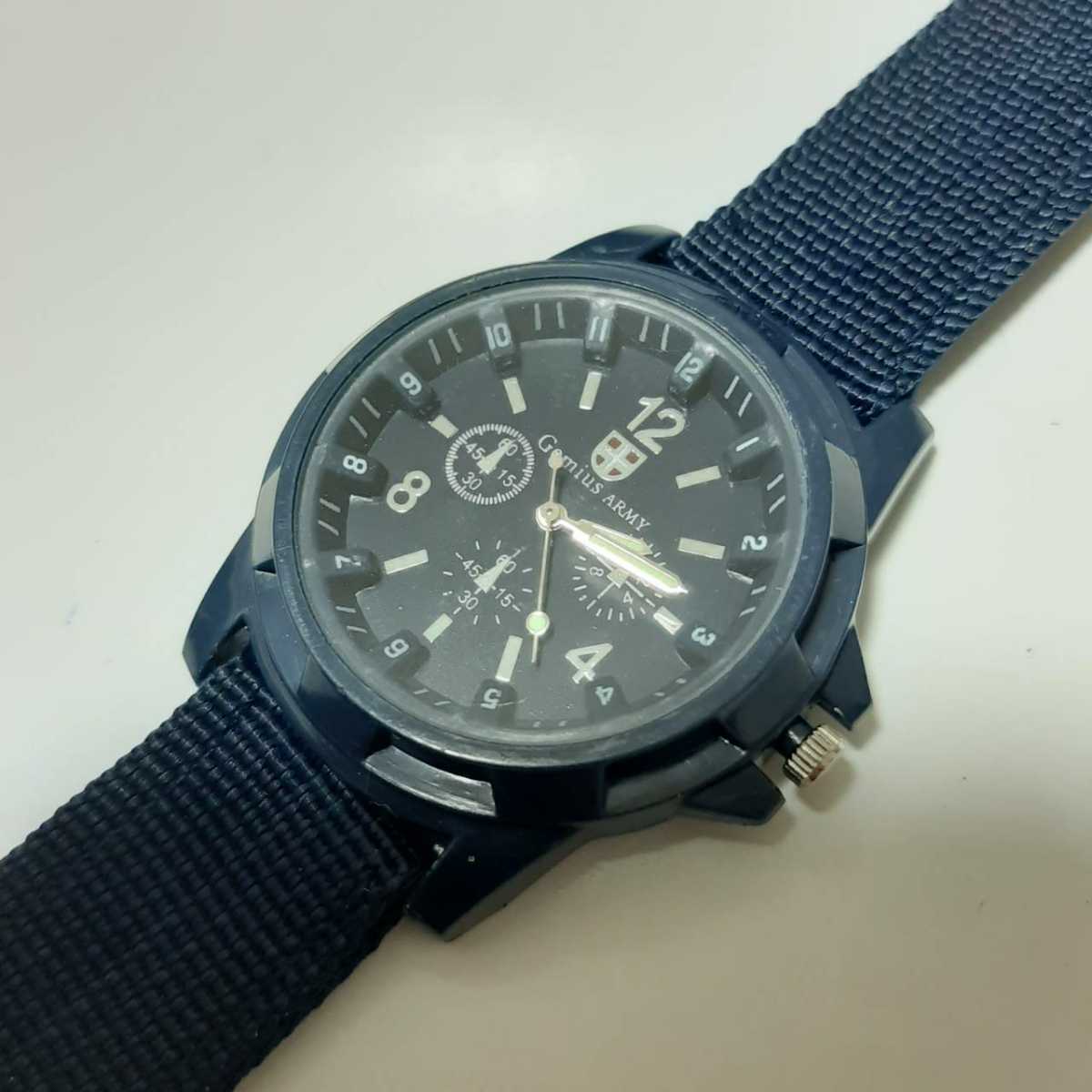  new goods unused army war wristwatch blue 6