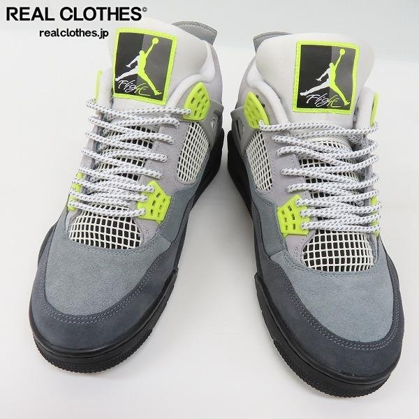 ソルボワ NIKE AIR JORDAN 4 NEON 28.0cm ネオン | www.aosfiji.org