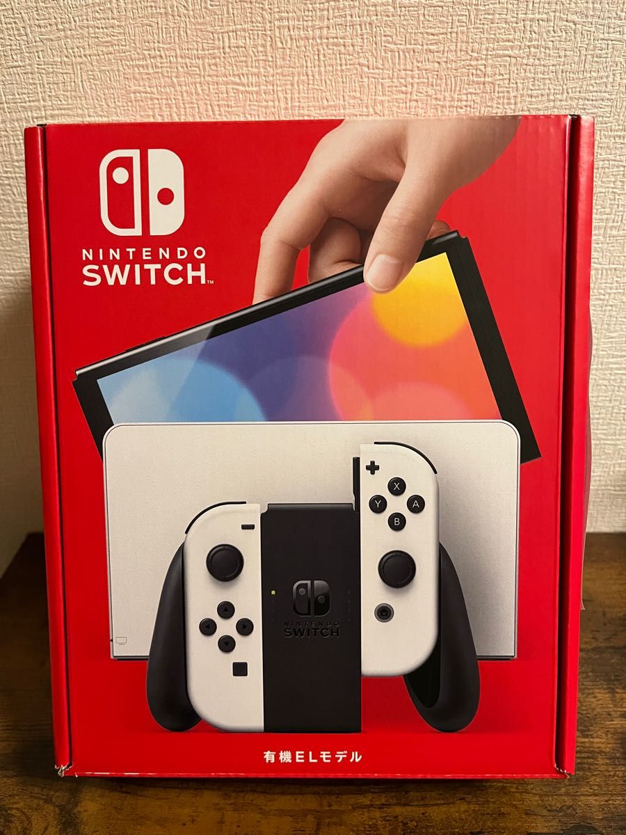 任天堂Switch Nintendo 有機EL ホワイト 本体 SDカード付き - 家庭用