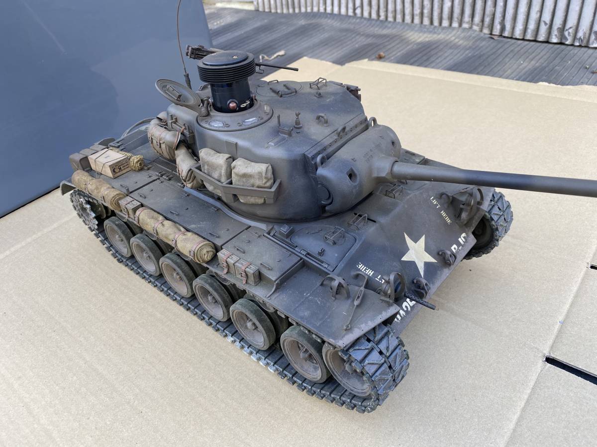 Yahoo!オークション - タミヤ1/16RC アメリカ戦車 M26 Yahoo!オークション - タミヤ1/16RC アメリカ戦車 M26