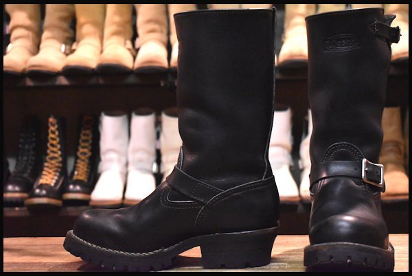 Wesco JH CLASSICS プレーントゥブラックスエードブーツ 7.5E-