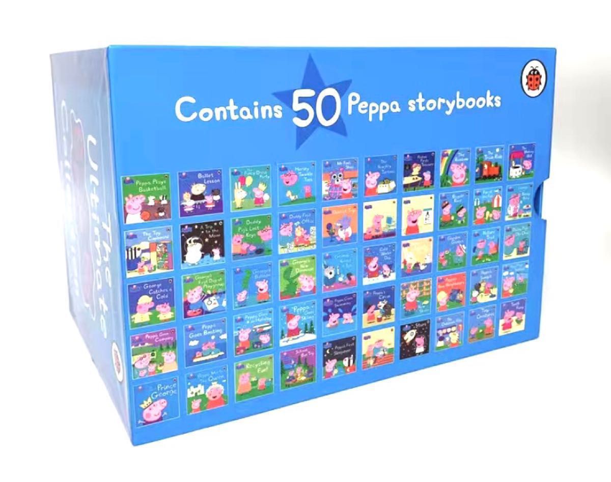 Peppa Pig ペッパピッグ 50冊 青箱付 マイヤペン対応|Yahoo Peppa Pig ペッパピッグ 50冊 青箱付 マイヤペン対応|Yahoo