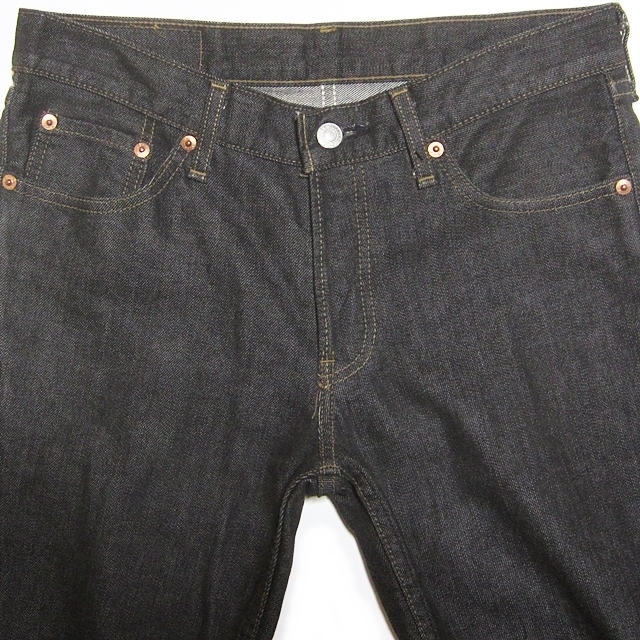 即決★Levi's★メンズW30≒79cm ブーツカットデニム リーバイス577 廃番 ブラック フレア ローライズ ボタンフライ ジーンズ 日本製の画像4