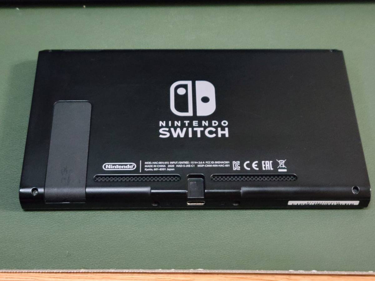 ニンテンドー スイッチ 本体 Nintendo Switch HAC-001(-01) 2020年 HAD-S-JXE-C1 動作確認済み バッテリー強化版_画像2