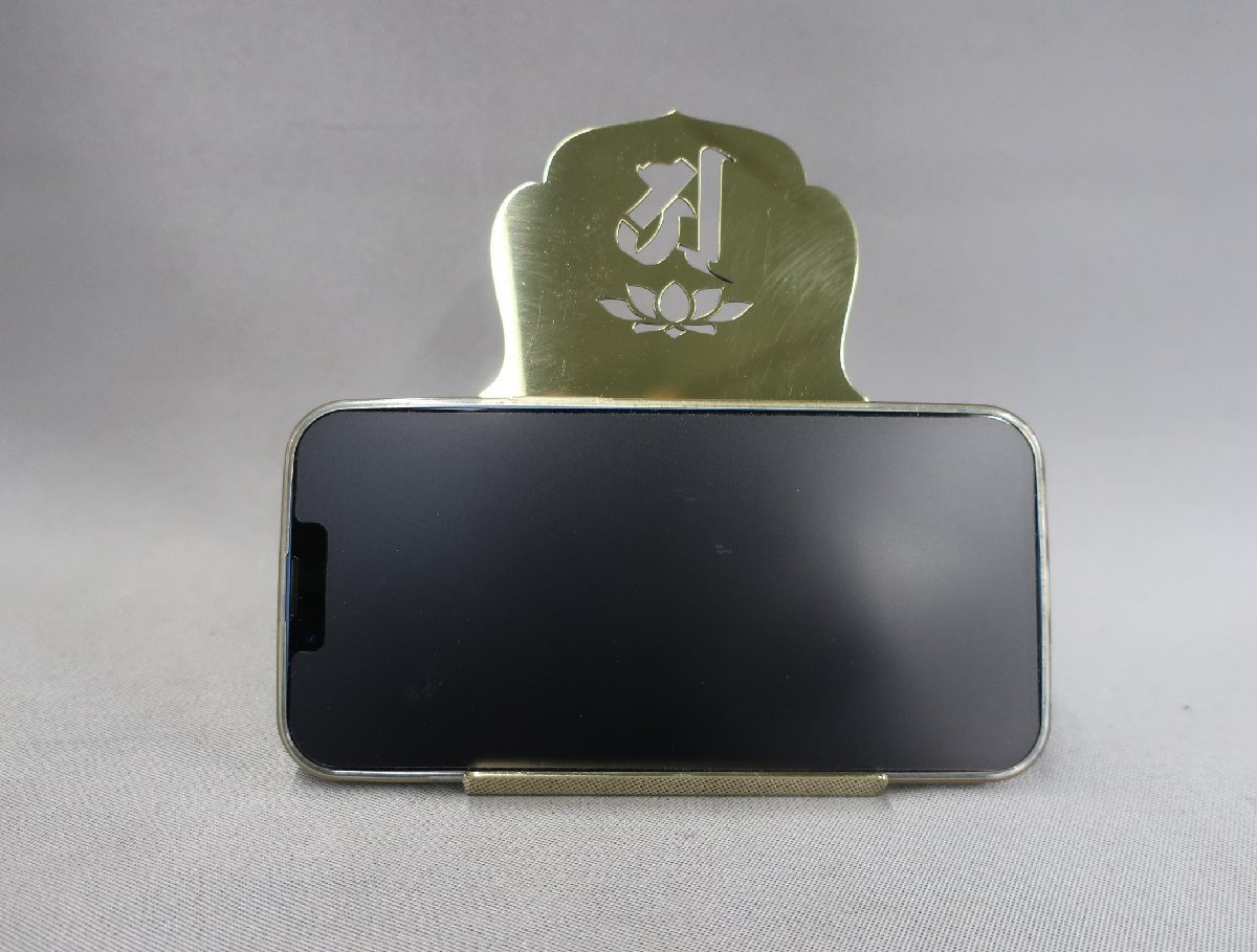 [ new goods ]. character entering desk smartphone stand migaki finishing K-234