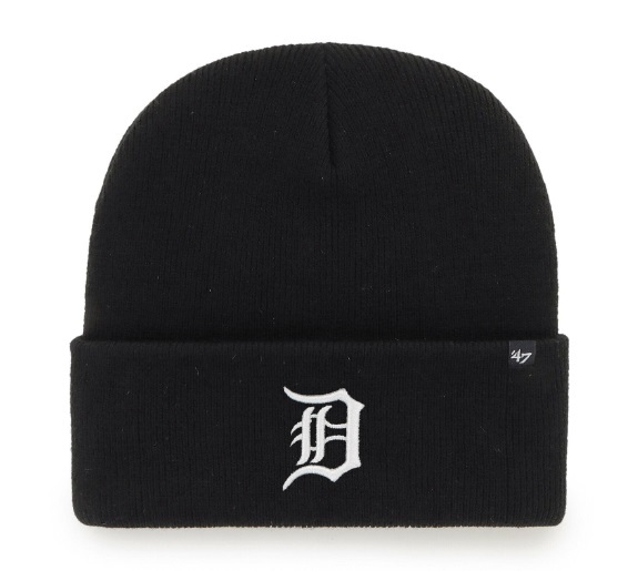 デトロイト・タイガース MLB ★ '47 Brand 黒 ニット帽 A