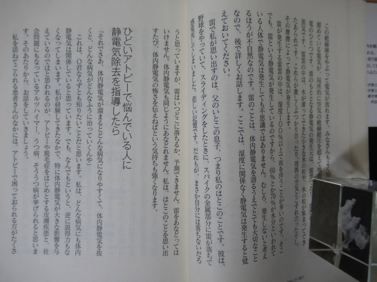 I13◇≪体内静電気を抜けば 病気は怖くない/昭和大学医学部客員教授 堀泰典≫講談社 平成21年 2009年 230207_画像8