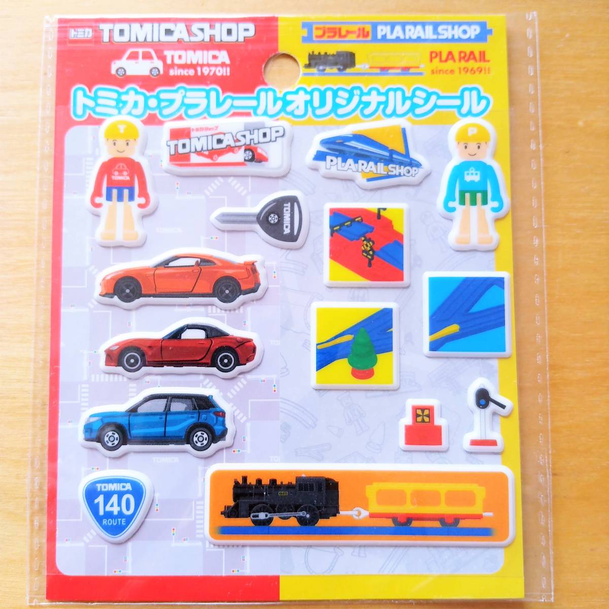 [新品・非売品] トミカ・プラレールオリジナルシール ＆ ザ ラナバウツ シール サンリオ_画像2