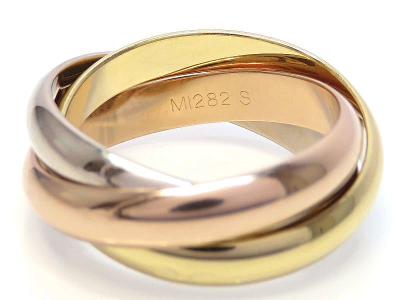 正規品販売!正規品販売!カルティエCartierトリニティリング3連ring