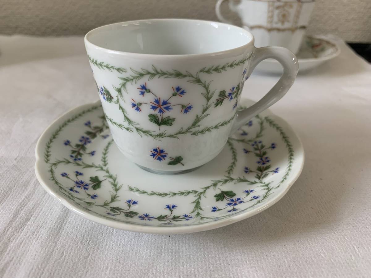 まとめて 7客セット HEINRICH BERNARDAUD LIMOGES BAVARIA VISTA ALEGRE Spode カップ＆ソーサー 洋食器 食器②の画像3