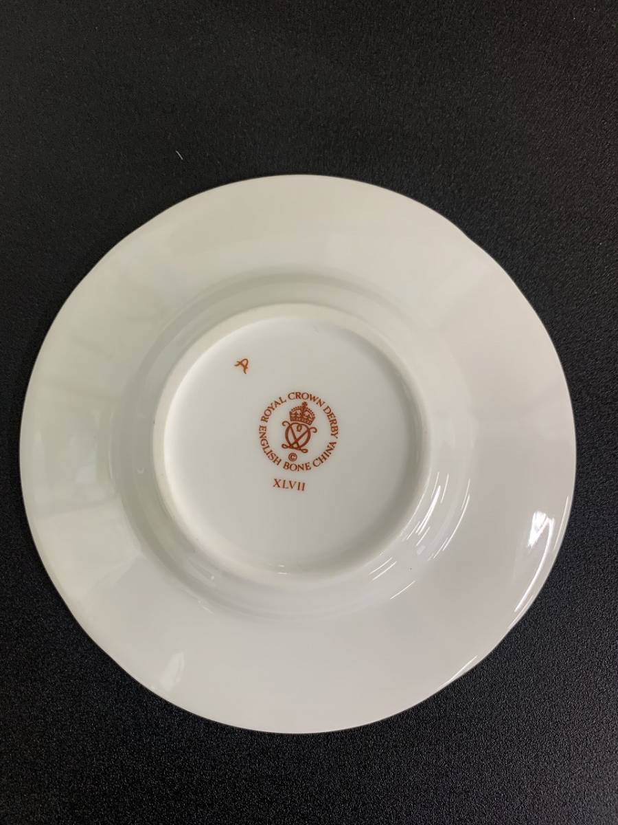 ROYAL CROWN DERBY Royal Crown Dubey cup & saucer 1 customer Western-style tableware tableware floral print ①