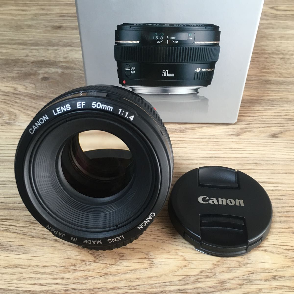 値下げ 動作確認済み CANON EF50mm F1.4 USM 元箱付き