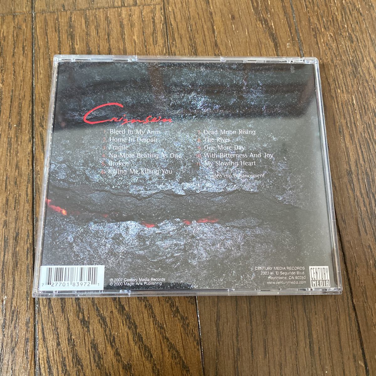 中古　デッドストック　倉庫保管品　CD 輸入盤　Sentenced センテンスト　Crimson 8397-2 Century media_画像3