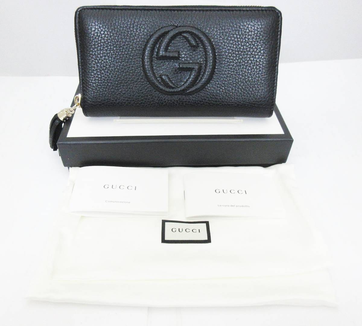 新作正規品】 Gucci - グッチ ラウンドファスナー長財布 インター