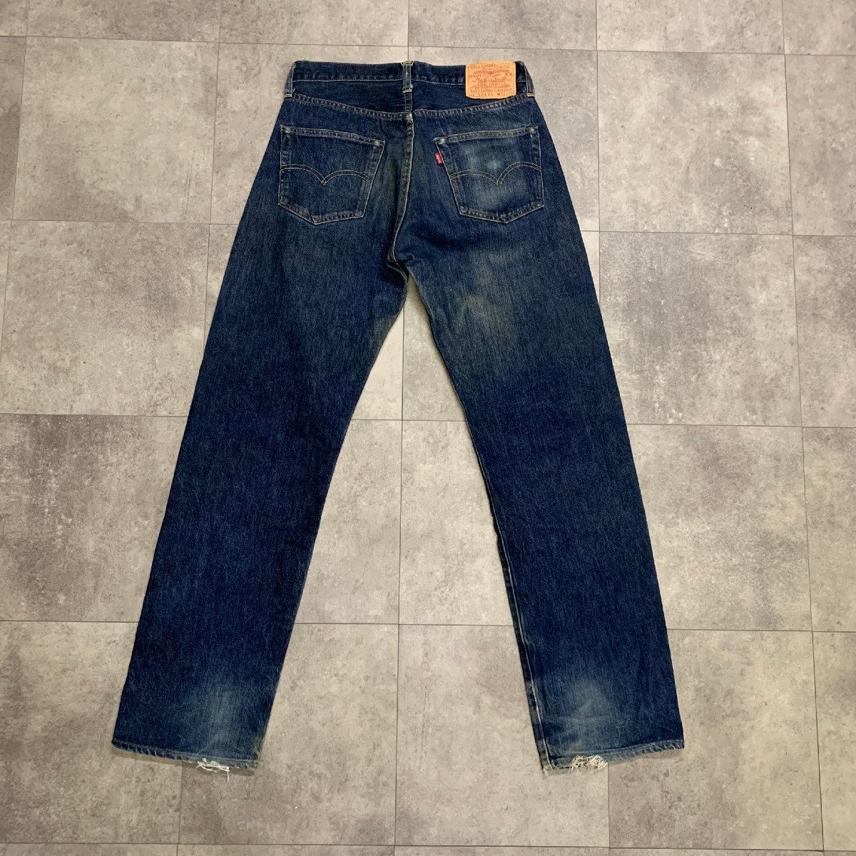 なっており リーバイス 501XXC W32 ボタン裏555 バレンシア 濃紺 37年
