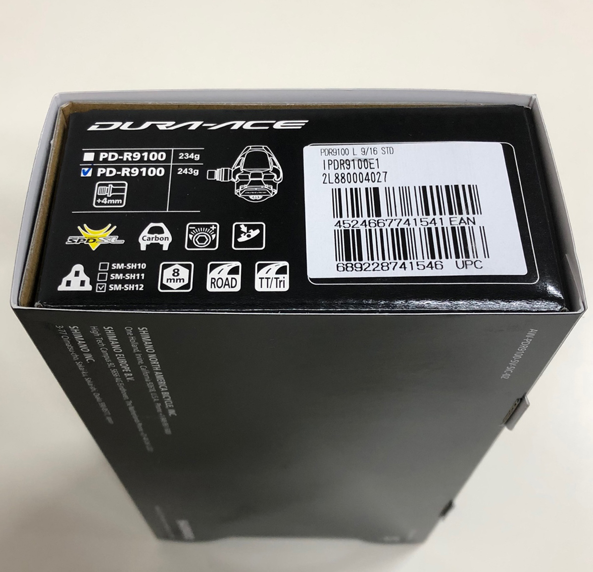 メーカー SHIMANO シマノ DURA-ACE デュラエース R9100シリーズ ペダル PD-R9100-L (プラス4mm軸仕様) 未使用新品 サイズ - cukurovabasketbol.com
