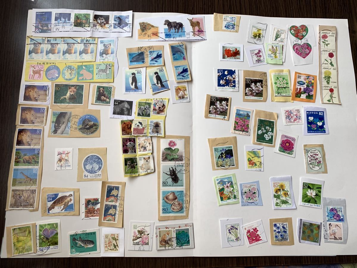 使用済み 切手 記念切手 動物、植物の画像1