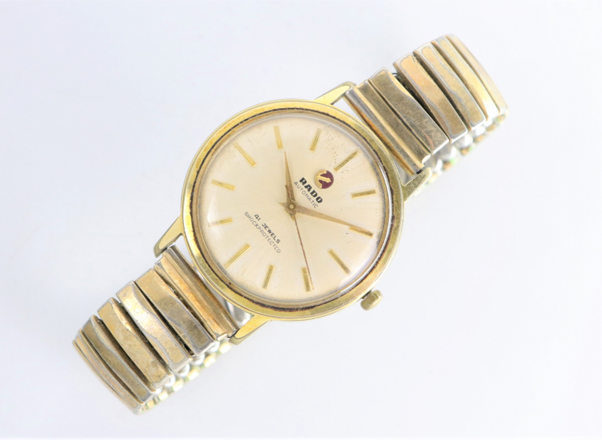 RADO 41JEWELS ラドー 腕時計 アンティーク 3針 自動巻き ゴールド