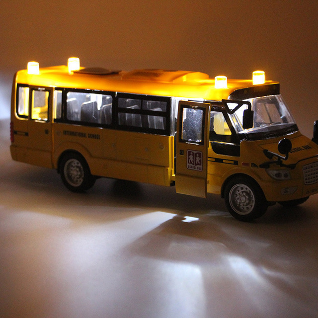  school bus! yellow toy child present vehicle birthday America 