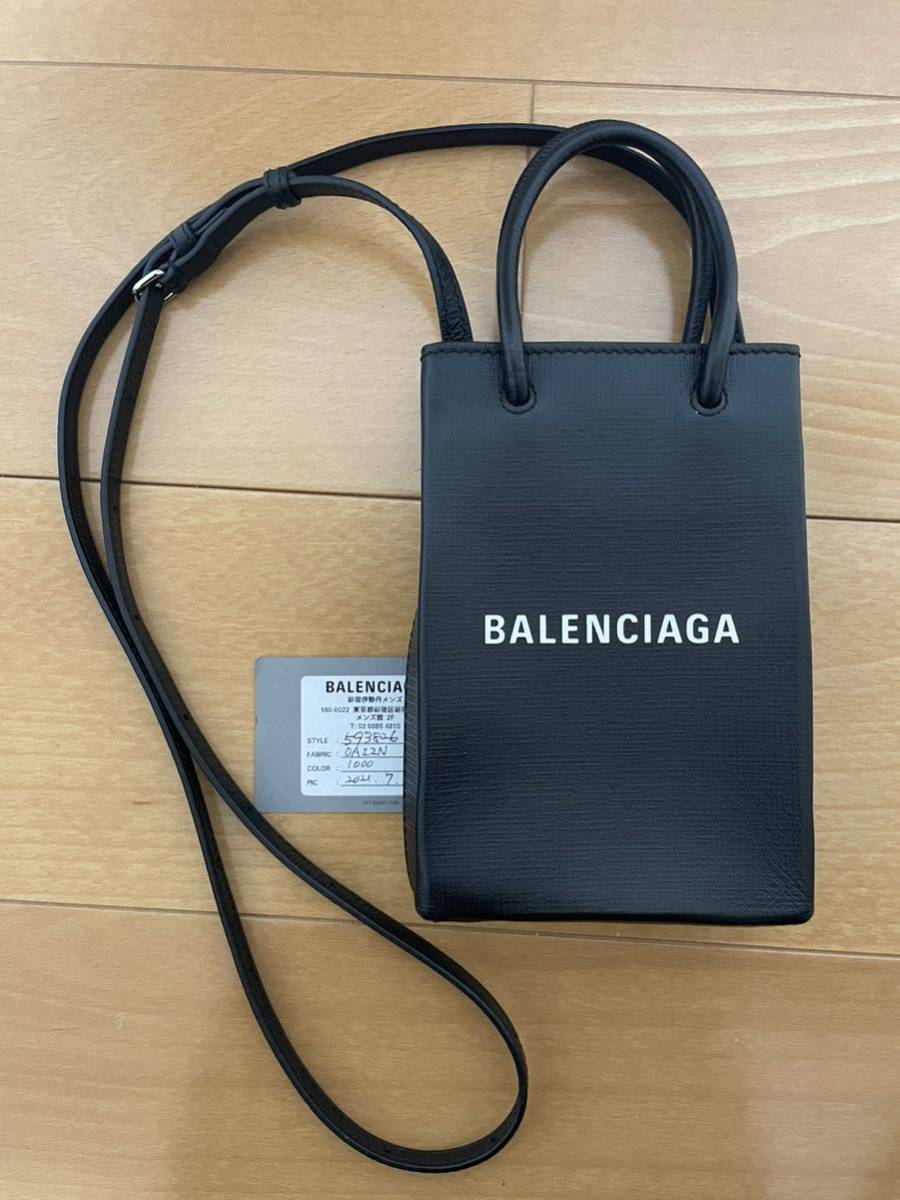  превосходный товар Balenciaga balenciaga Every tei покупка phone большая сумка phone папка -2way сумка на плечо чёрный 