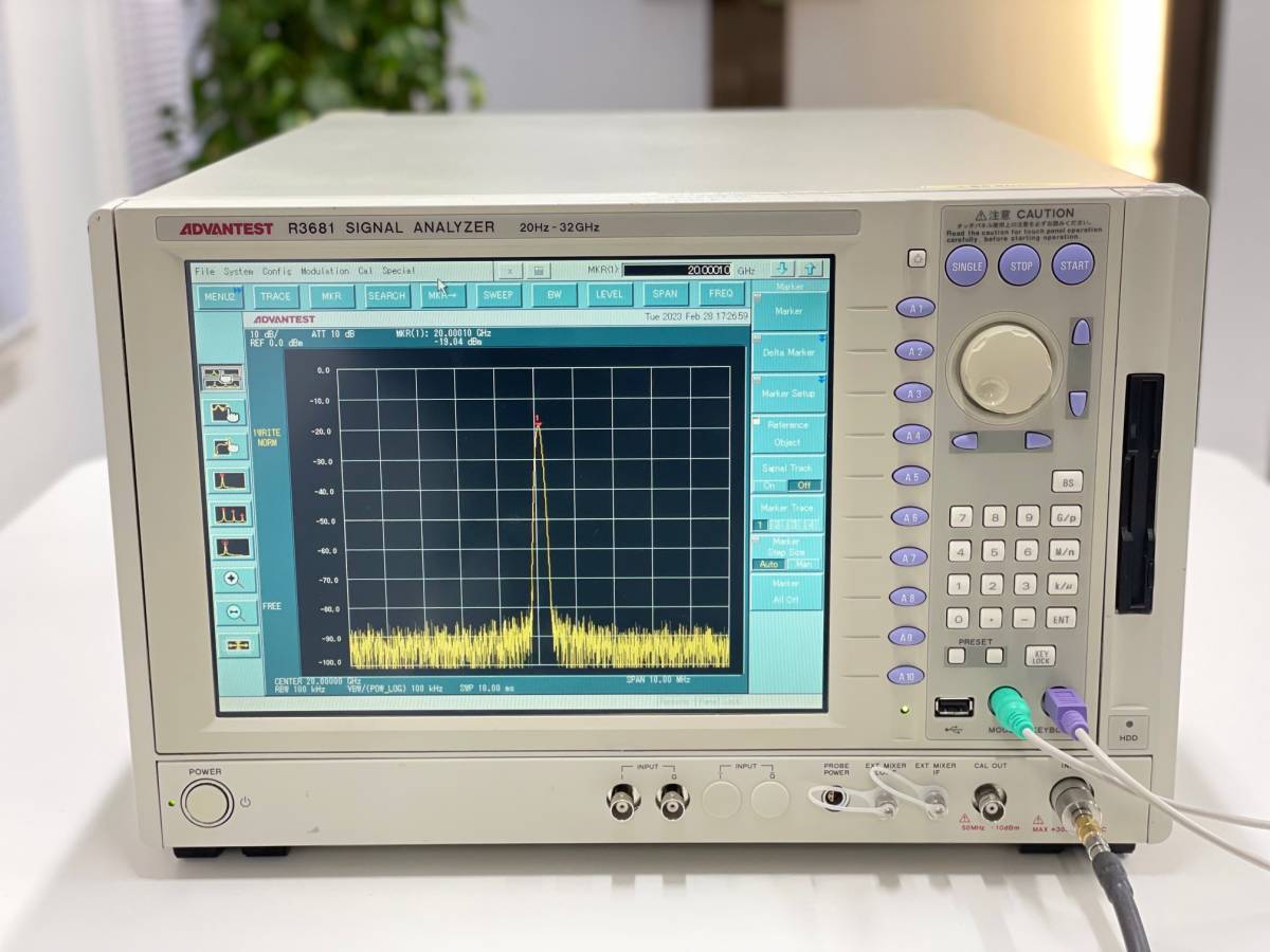 Yahoo!オークション - アドバンテスト/Advantest R3681 32GHz Yahoo!オークション - アドバンテスト/Advantest R3681 32GHz