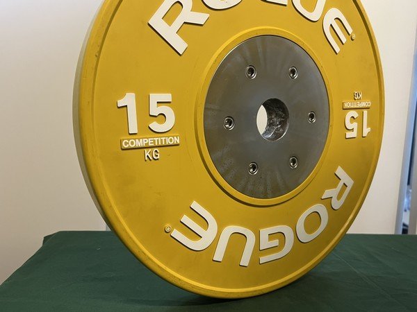 綺麗【ROGUE ローグ バンパープレート15Kg×2 計30Kg KG COMPETITION