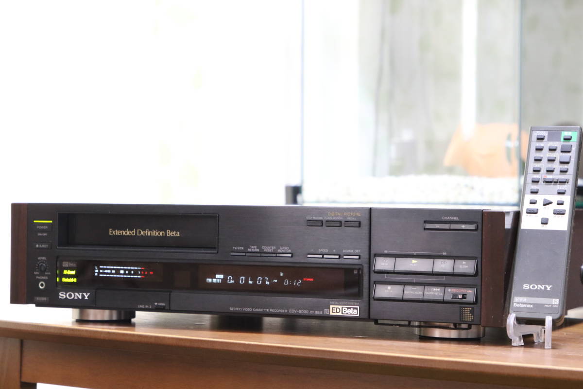 サイドウッド 純正リモコン 整備品 SONY EDBeta Hi-Band Betamax EDV