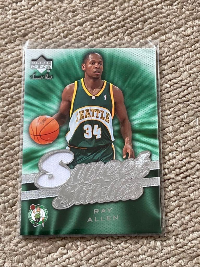 2007-08 UPPER DECK SWEET SHOT SWEET STITCHES RAY ALLEN JERSEY_画像1