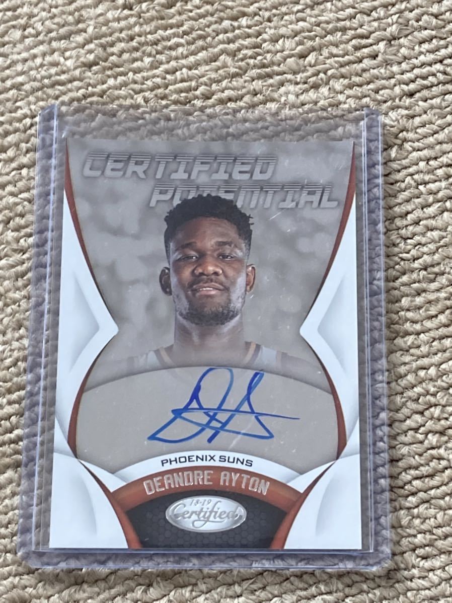 ドラ1!Panini NBA CERTIFIED 2018-19 Deandre ayton RC 直書き ドラ1!Panini NBA CERTIFIED 2018-19 Deandre ayton RC 直書き